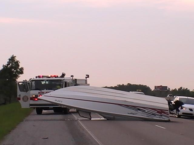 Boat on I-10